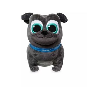 Disney Store BINGO 10" Plush Puppy Dog Pals Grey Pug Stuffed LNC